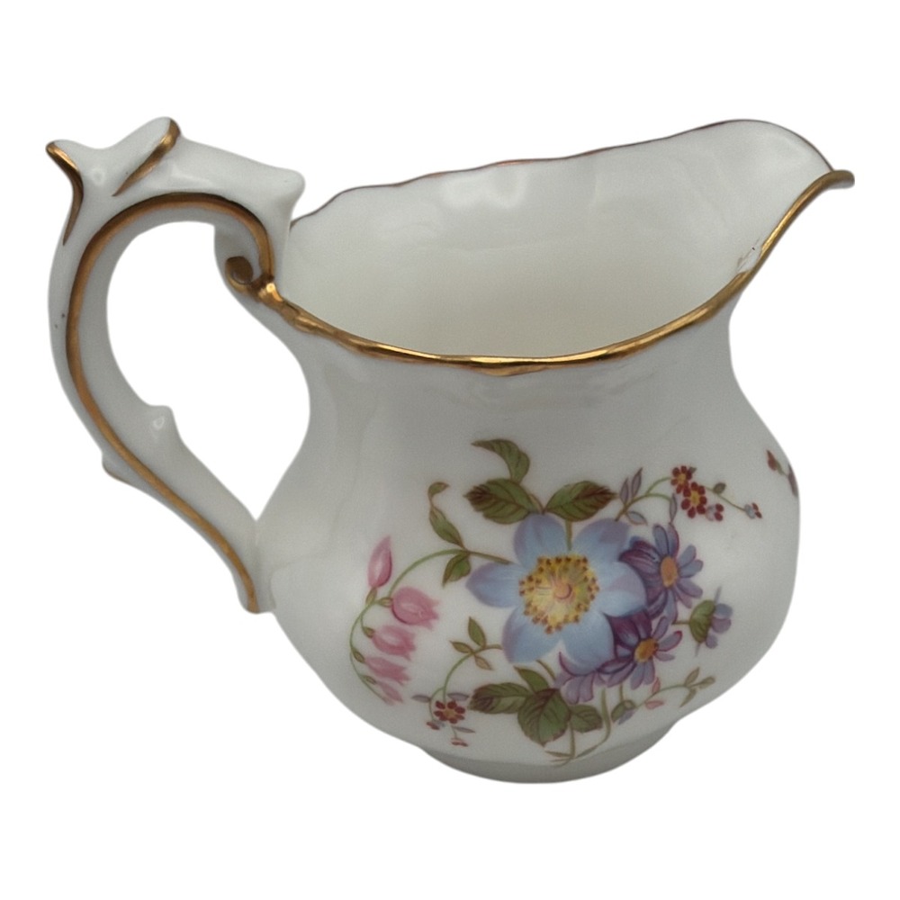 Royal Crown Derby Derby Posies Creamer 3" H Red Mark England EUC